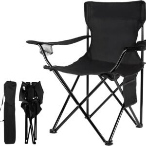 Folding Camping Chairs- Lightweight, Portable Chair for Beach, Lawn, Outdoor Sports