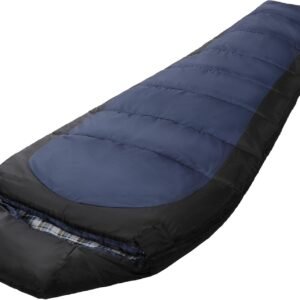 Cold Weather Mummy Sleeping Bag, Warm Flannel Cotton Sleeping Bag, 2 lbs/ 4 lbs Filling