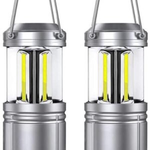 2 Pack LED Camping Lantern - 500 Lumens ,Collapsible LED Lanterns for Hurricane, Emergency,Storms, Outage