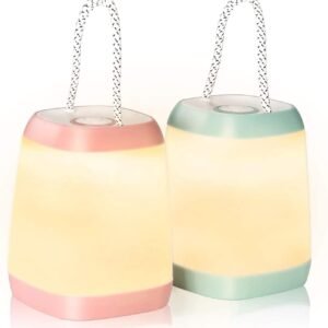 LED Camping Light 2 Pack Portable LED Tent Lantern 3 Modes for Backpacking Camping Hiking Emergency Light Battery Powered Lamp for Outdoor and Indoor